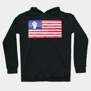 Black Lives Matter American Flag Hoodie